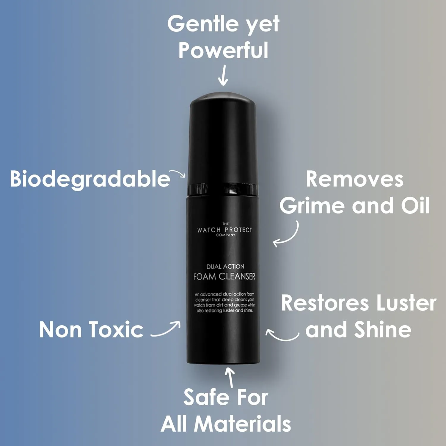 – Watch Cleaning & Polishing Kit | Refill Foam Cleanser 100ml | for Rolex, Patek Philippe, Omega | Removes Dirt, Scratches & Restores Shine
