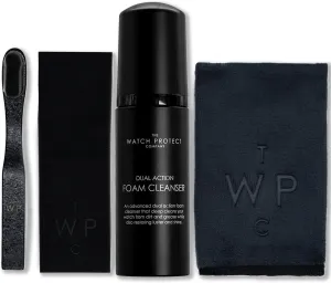 – Watch Cleaning & Polishing Kit | Refill Foam Cleanser 100ml | for Rolex, Patek Philippe, Omega | Removes Dirt, Scratches & Restores Shine