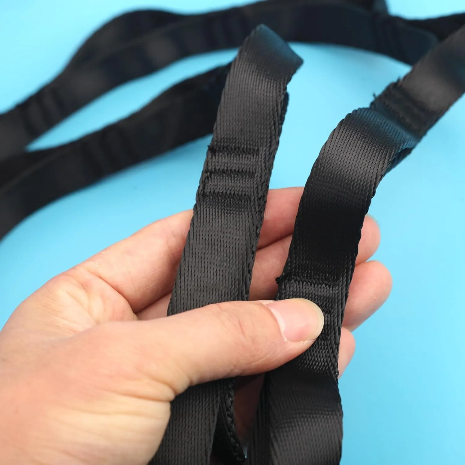 10PCS Nylon Daisy Chain Straps 23 KN for Aerial Yoga Hammock Swing Adjustable Aerial Silk Extender Hanging Rope for Aerial Yoga Belts 3.6FT 5.9FT Long