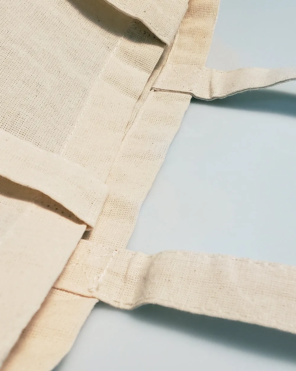 12 ct Small Cotton 11 in Tote Bag / Favor Gift Bags - By Dozen