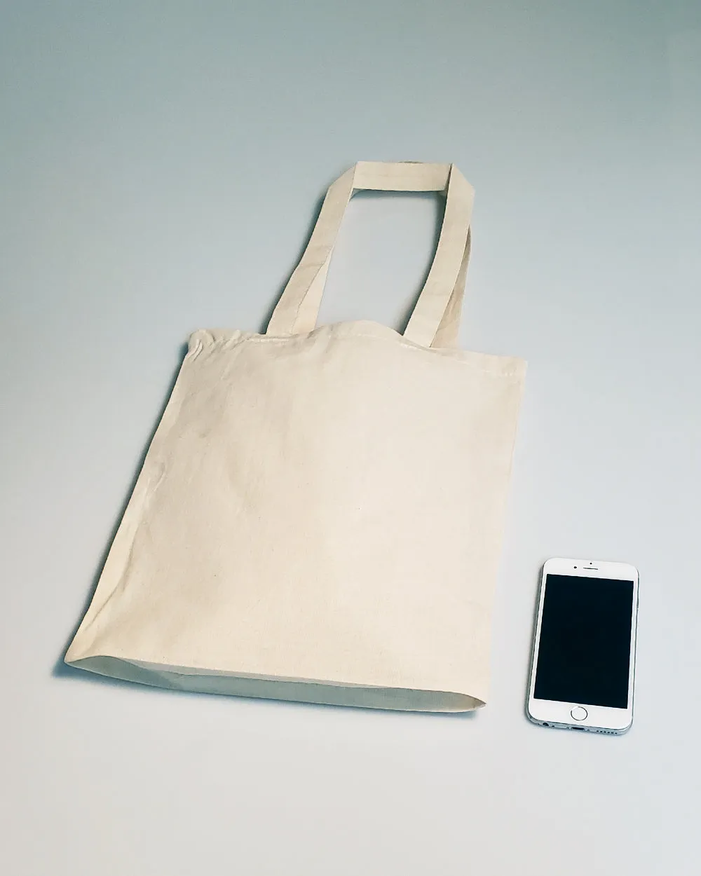 12 ct Small Cotton 11 in Tote Bag / Favor Gift Bags - By Dozen