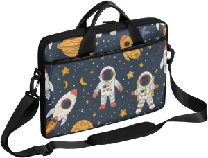 13-15 inch Astronaut Rocket portable laptop bag Rocket Planet single shoulder laptop bag, suitable for work, travel, and other purposes