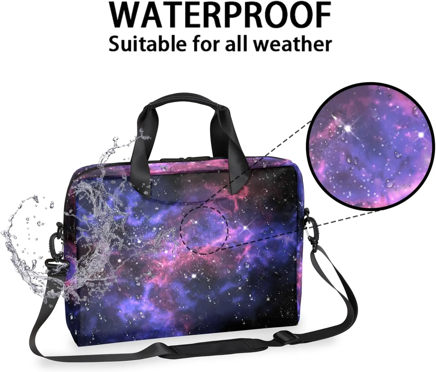 14 15 15.6 inch Laptop Briefcase Shoulder Travel Laptop Sleeve Case Work Computer Cover Carrying Bag