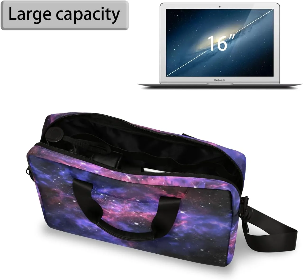 14 15 15.6 inch Laptop Briefcase Shoulder Travel Laptop Sleeve Case Work Computer Cover Carrying Bag