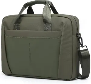 15-16 Inch Granulated Shoulder Portable Bag, Compatible with MacBook Pro 16 M4/M3/M2/M1, ASUS Vivobook 16/16X Laptop, Crossbody Laptop Bag, Cypress Green