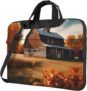 15.6-Inch Laptop Computer And Tablet Shoulder Bag Carrying Case,Business Casual,Outdoors Clare The Cliffs Print