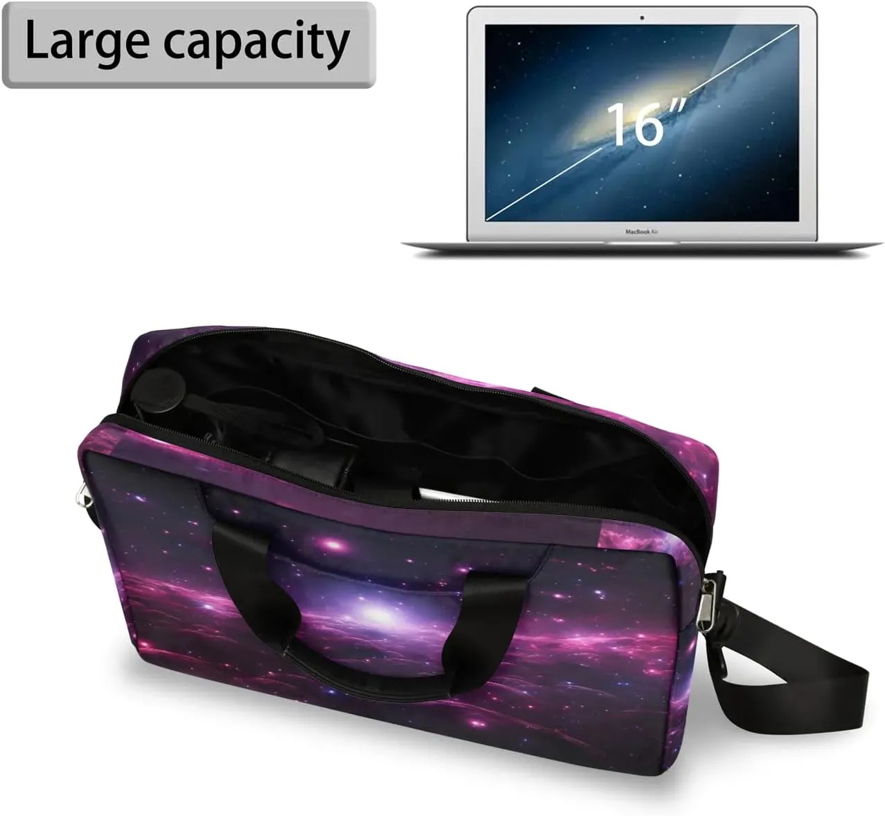15.7 Inch Laptop Bag Computer Bag for Women Men Laptop Carrying Case with Adjustable Shoulder Strap