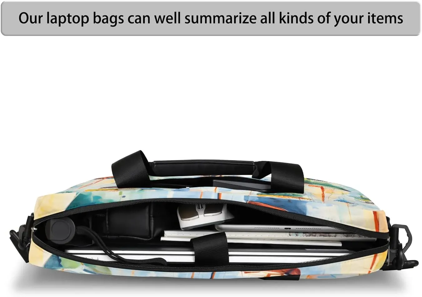 15.7 Inch Laptop Bag Computer Bag for Women Men Laptop Carrying Case with Adjustable Shoulder Strap