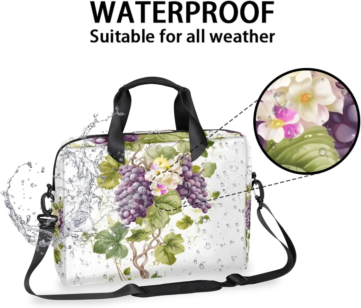 15.7 Inch Laptop Bag Computer Bag for Women Men Laptop Carrying Case with Adjustable Shoulder Strap