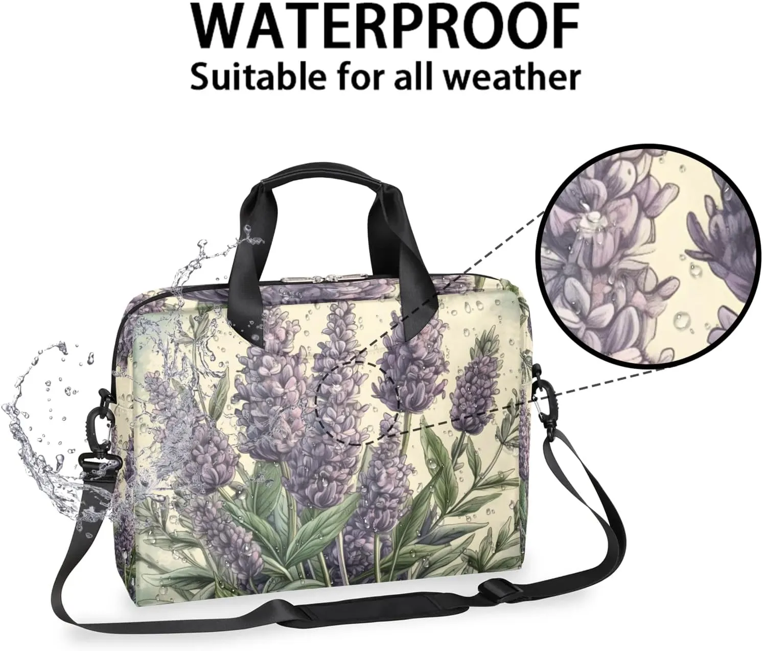 15.7 Inch Laptop Bag Computer Bag for Women Men Laptop Carrying Case with Adjustable Shoulder Strap