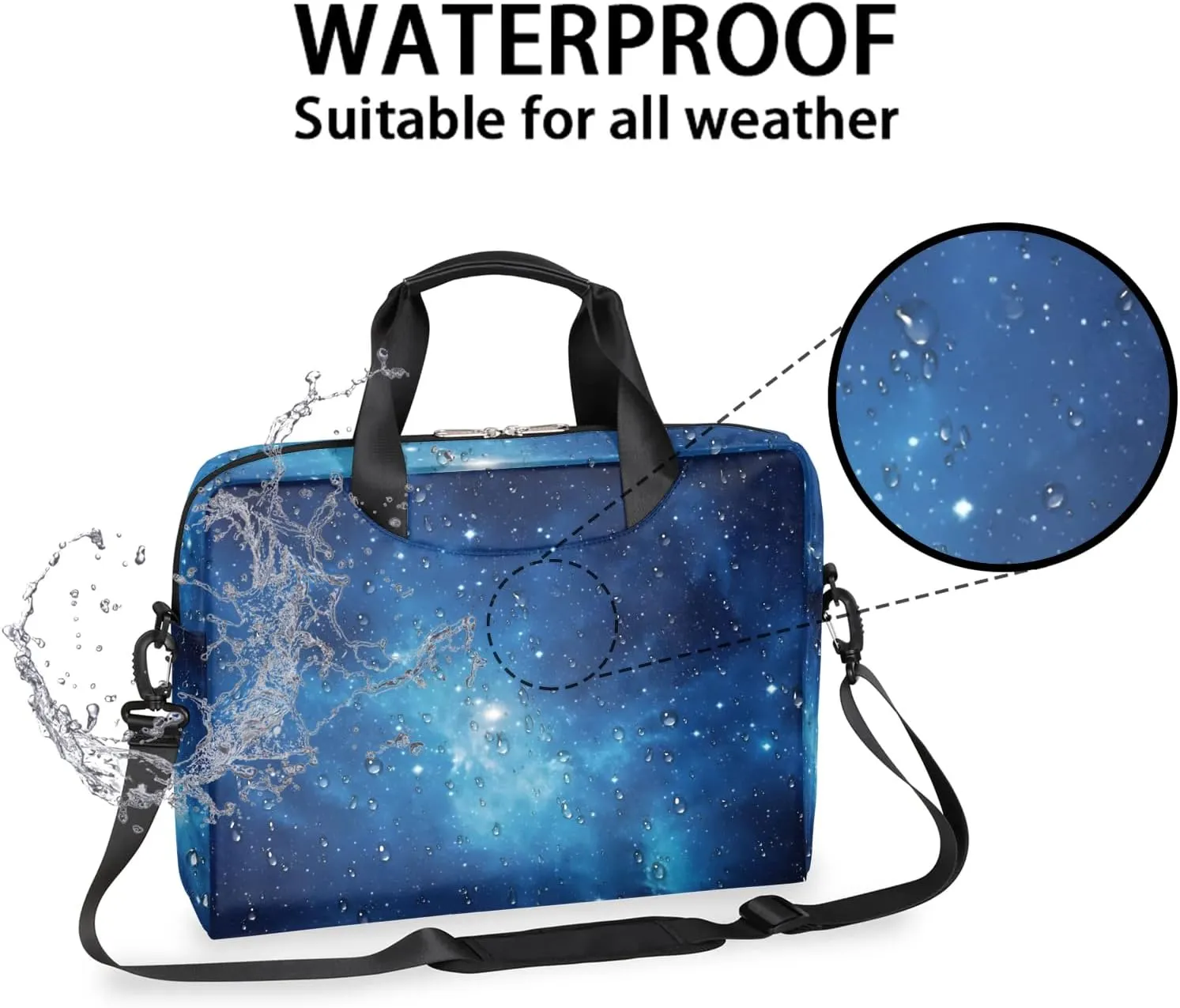 15.7 Inch Laptop Bag Computer Bag for Women Men Laptop Carrying Case with Adjustable Shoulder Strap