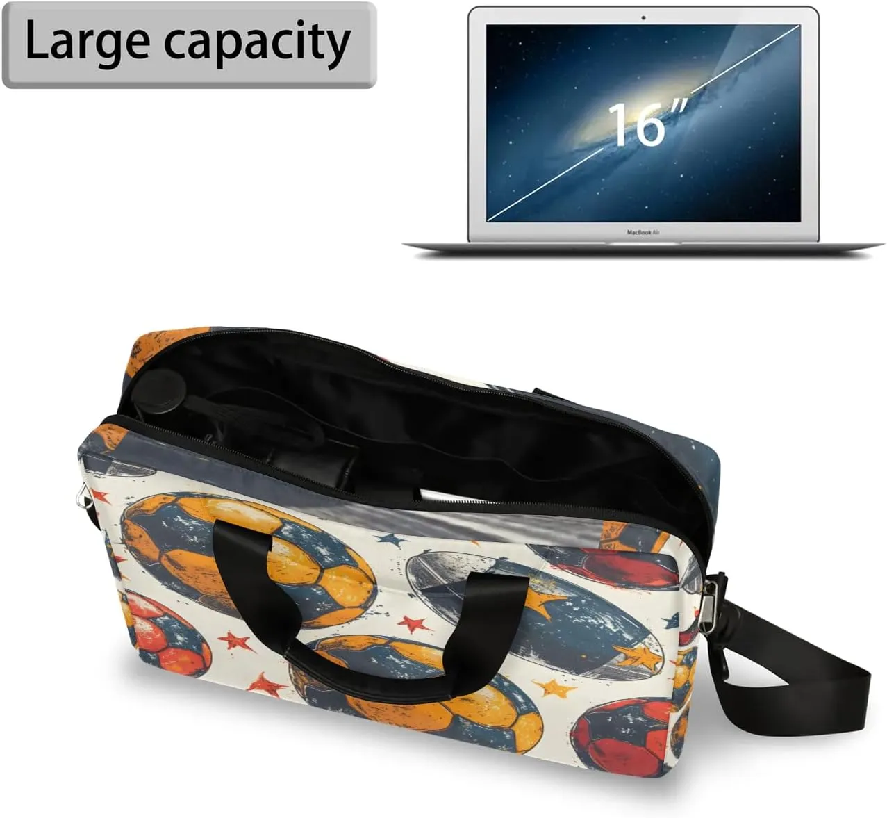 15.7 Inch Laptop Bag Computer Bag for Women Men Laptop Carrying Case with Adjustable Shoulder Strap
