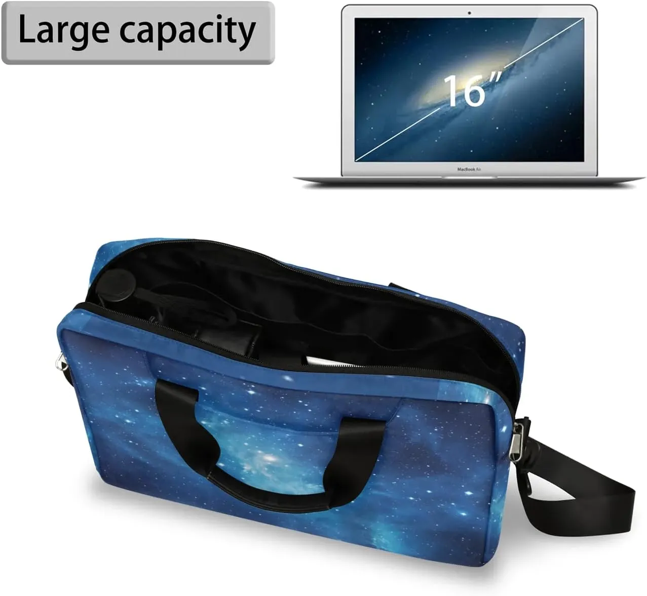 15.7 Inch Laptop Bag Computer Bag for Women Men Laptop Carrying Case with Adjustable Shoulder Strap