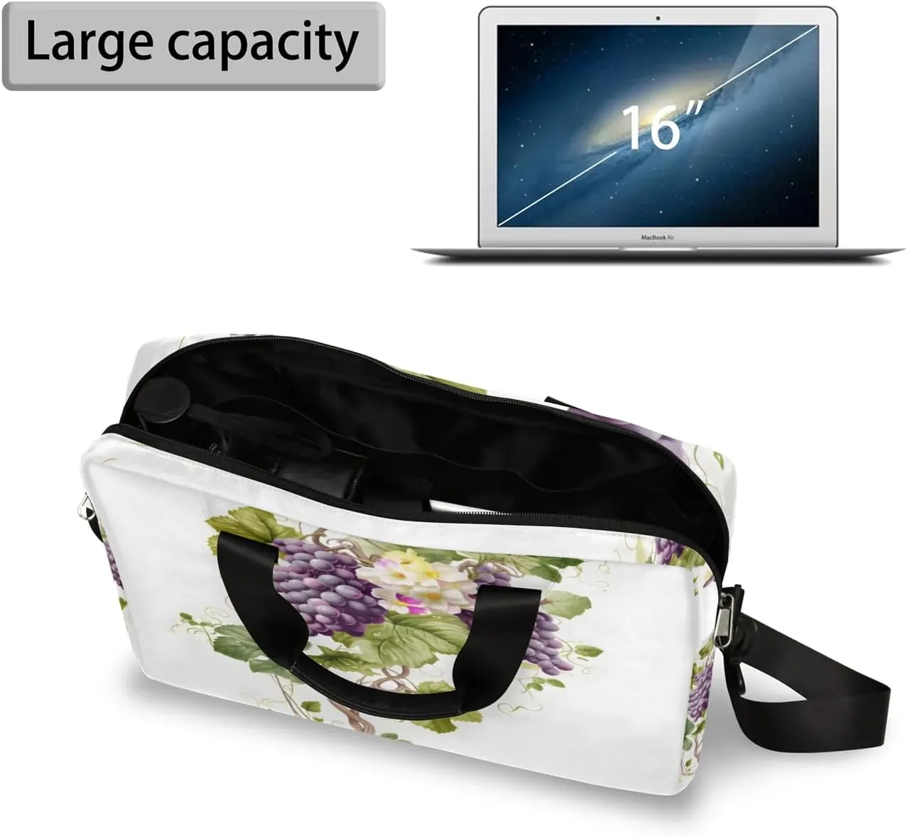 15.7 Inch Laptop Bag Computer Bag for Women Men Laptop Carrying Case with Adjustable Shoulder Strap
