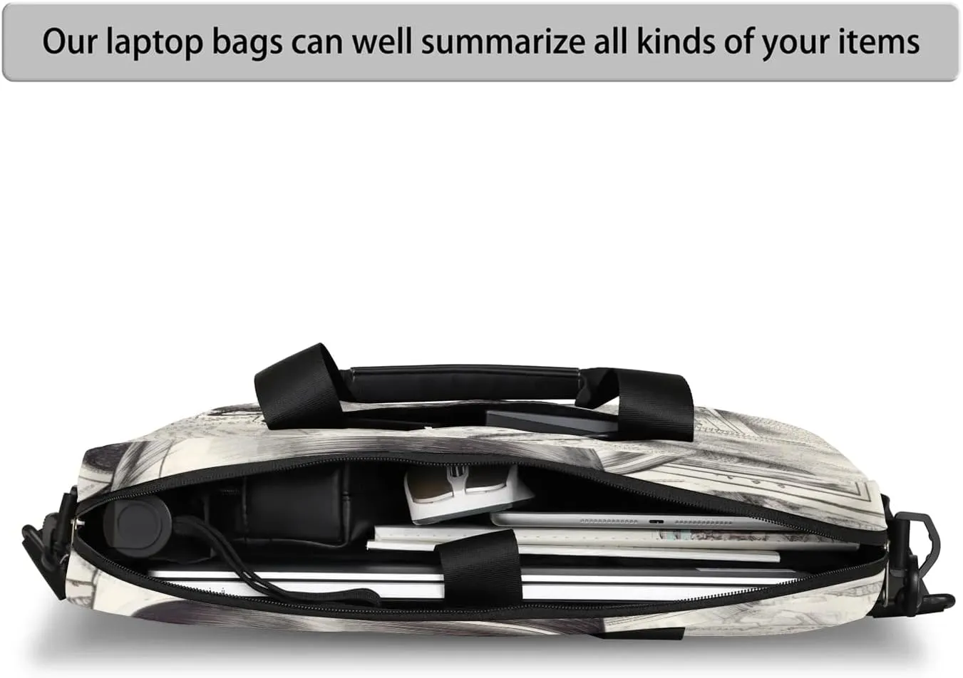 15.7 Inch Laptop Bag Computer Bag for Women Men Laptop Carrying Case with Adjustable Shoulder Strap