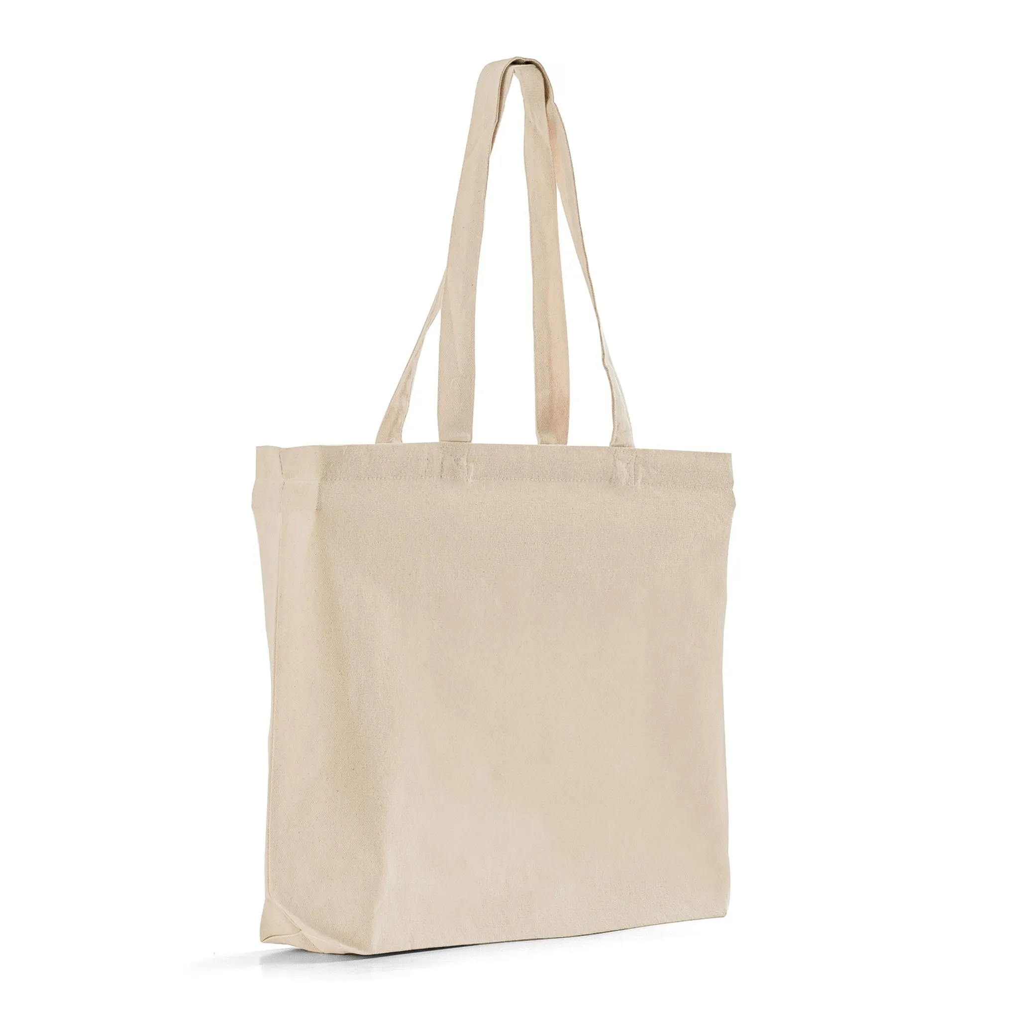 18 in Med/Large Size Value Canvas Tote Bag with Long Handles - TG218