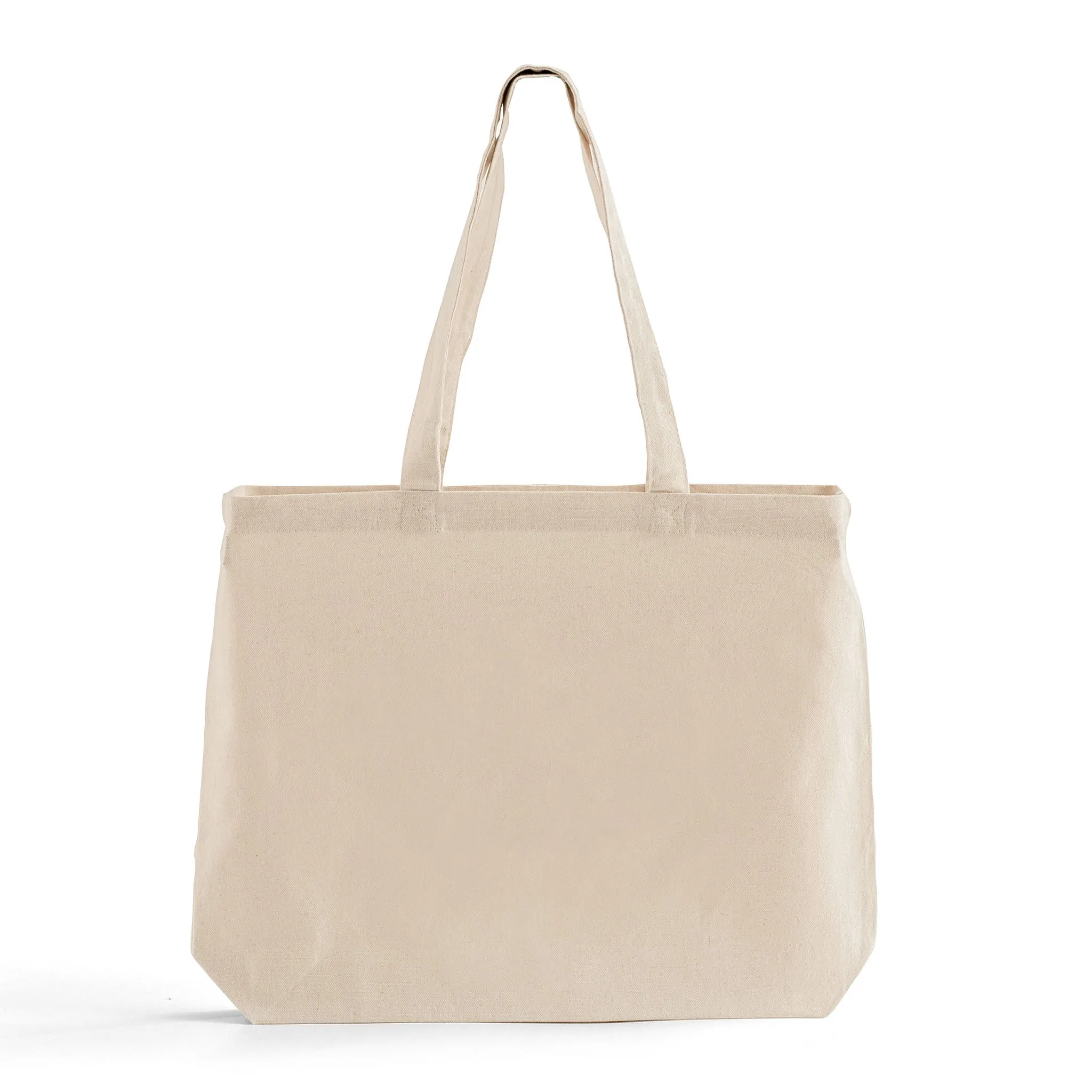 18 in Med/Large Size Value Canvas Tote Bag with Long Handles - TG218