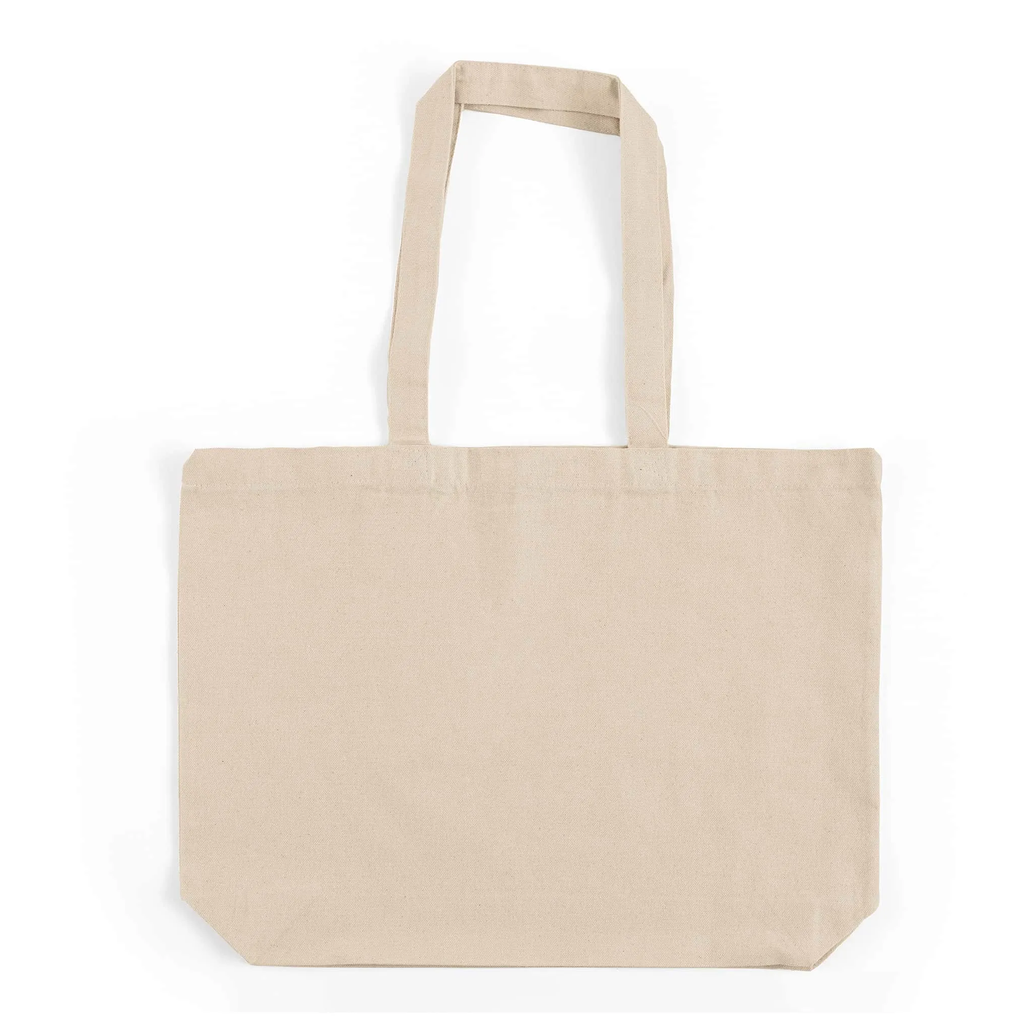 18 in Med/Large Size Value Canvas Tote Bag with Long Handles - TG218