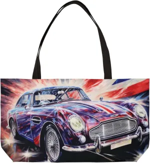 1Aston Martin Weekender bag in the style of William Morris.Tote Bag, Travel Beach Bag, Vintage Style Tote Bag,shoulder bag
