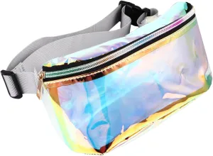 1pc Pvc Chest Bag Cross Body Waist Bag Fashion Non-slip Wear-resistant Material