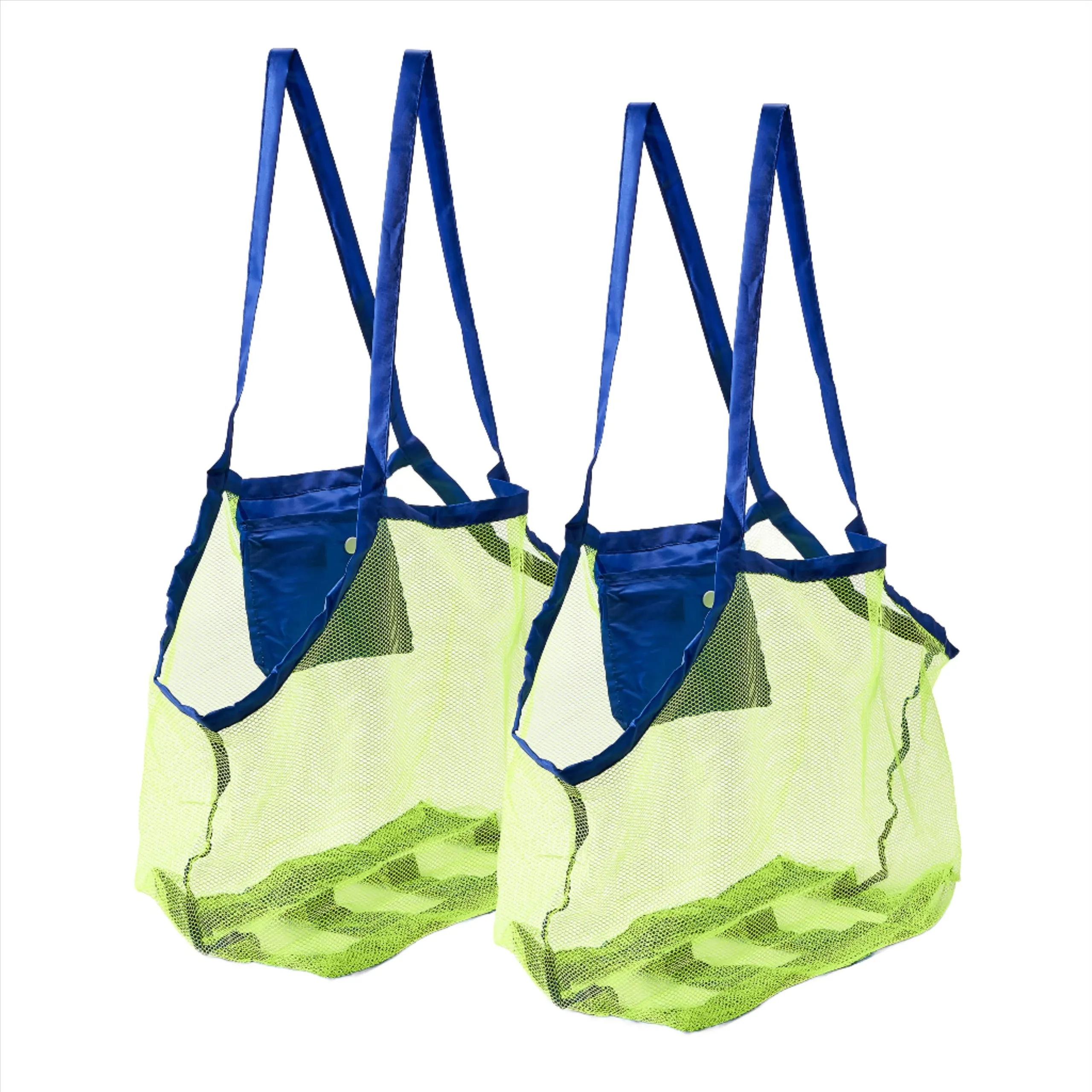 2 Beach Mesh Tote Bags