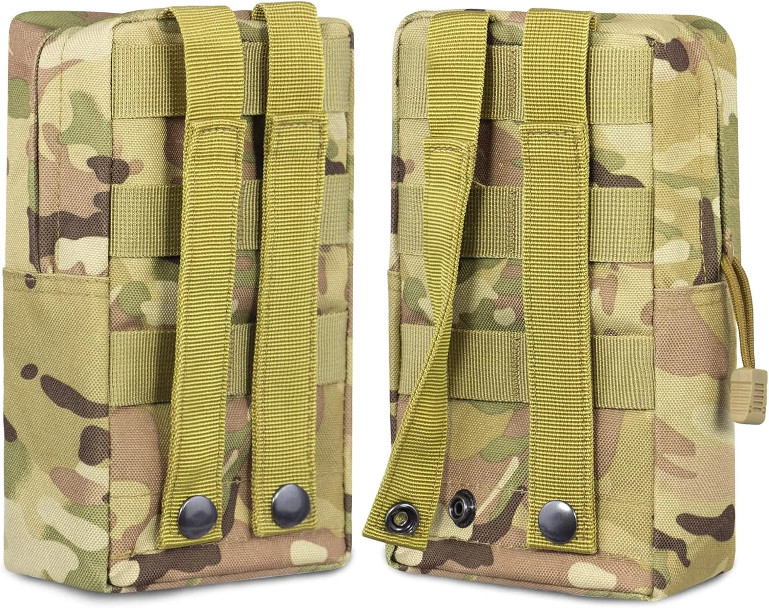 2 Pack Molle Pouches - Tactical Compact Water-Resistant EDC Pouch