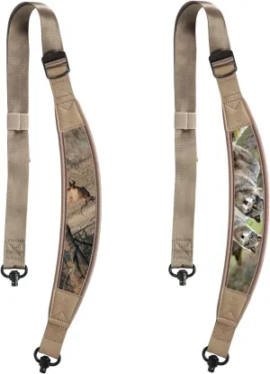 2 Point Sling With QD Swivels, Durable Shoulder Padded Strap, Length Adjustable for Outdoors