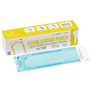 2000 Bulk Sterilization Pouches, Sterilizer Autoclave Bags for Sterilizing Cleaning Medical and Dental Instruments Tools, 10 Boxes of 200 (2.25" x 8")