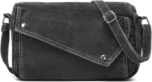 2025 Denim Shoulder Bag Trendy Jean Canvas Messenger Bag for Women Tote Bag Retro Crossbody Handbag