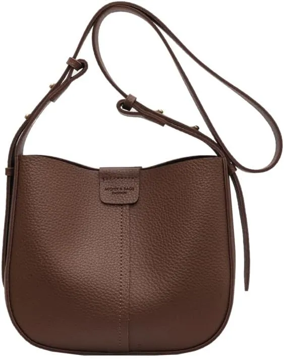 2025 New Crossbody Purses for Women Vegan Leather Bucket Bag Fashion Ladies Crossbody Handbag Shoulder Purse