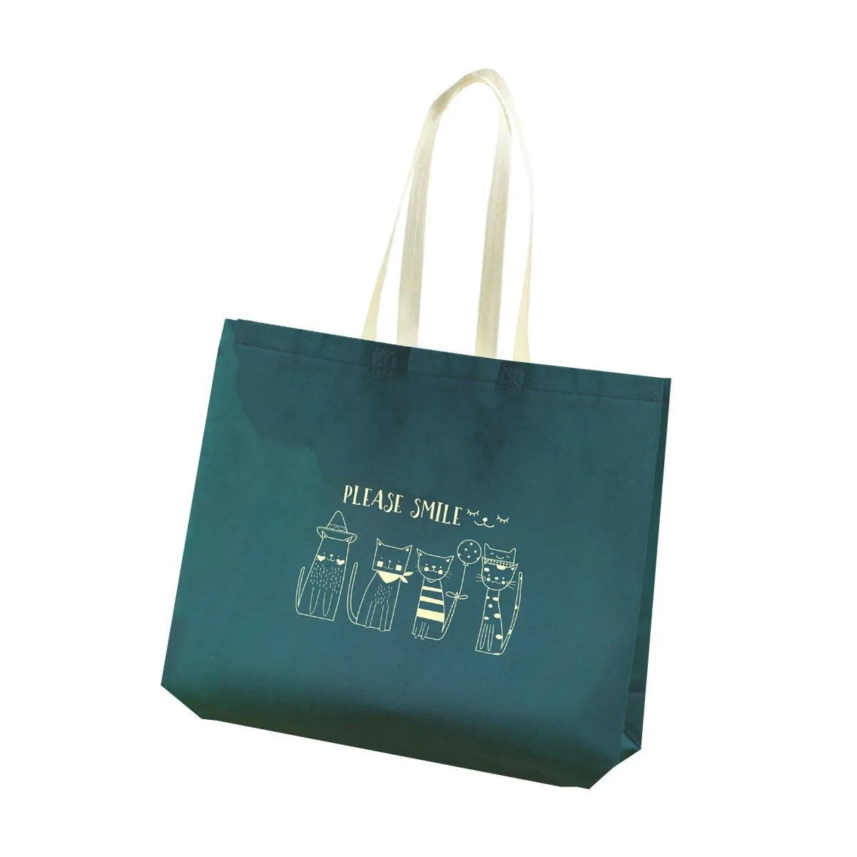 25PCS Fashionable Non-Woven Fabric Tote Eco Friendly Bag Reusable Shopping Bag