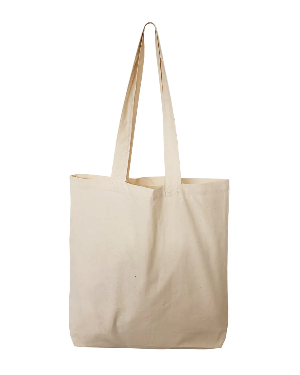 26 in Over-the-Shoulder Long Handle Cotton Tote Bags - TB126