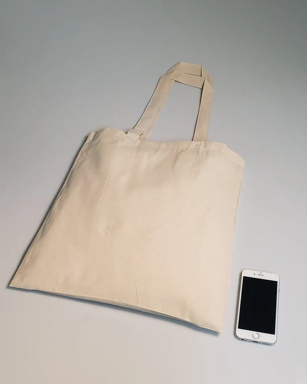 26 in Over-the-Shoulder Long Handle Cotton Tote Bags - TB126