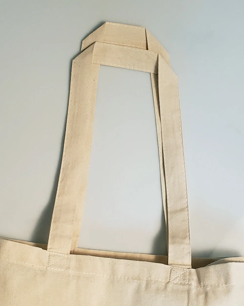 26 in Over-the-Shoulder Long Handle Cotton Tote Bags - TB126