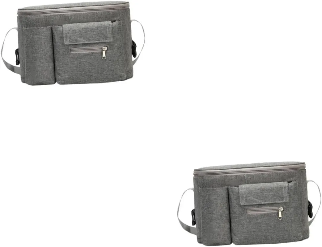 2pcs Waterproof Bag Waterproof Bag Backpack Stroller Organizer Large Travel Diaper Tote