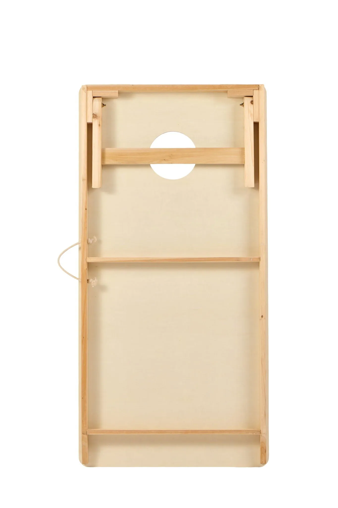 4X2 Ft Large Size Cornhole Board (Set of 2), Outdoor Game Board Set With 8 Bean Bags, Perfect For Lawn, Backyard, Beach, Park - Navy / Red / Brown