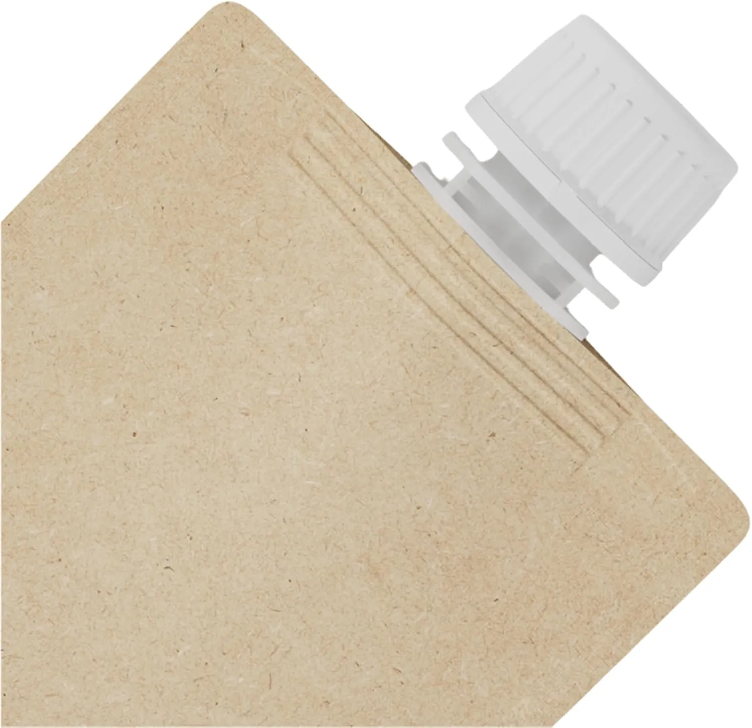 50 Packs Brown Kraft Travel Pouch Leak Proof Containers with Screw Twist Cap for Liquid, Drinking Flasks (1.01 oz)