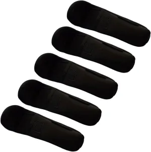 5.1" Outdoor Folding Carry-All Pocket Knife Pouch Neoprene Case Mushrooms Fishing Camping Hunting Knives Sheath with Velcro Closure, 5 Pack