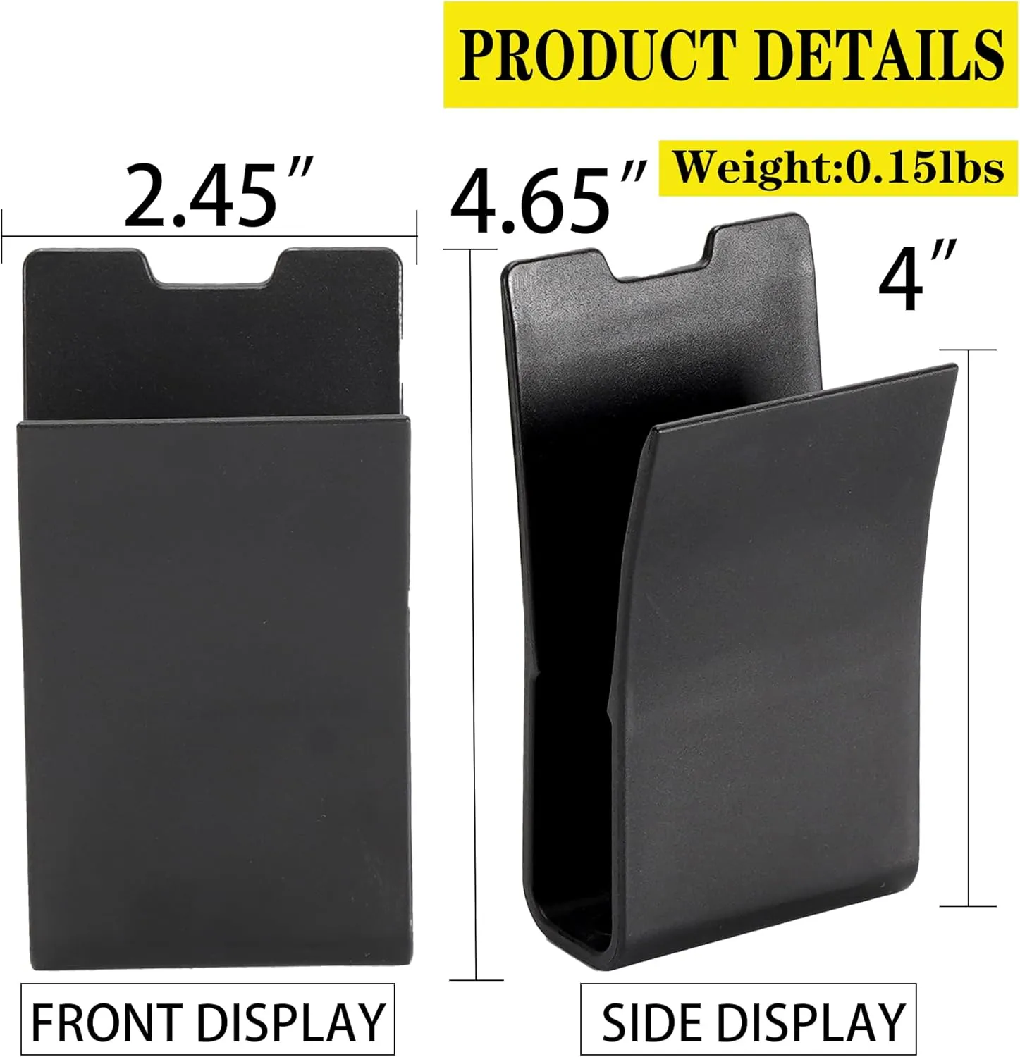 5.56 & 7.62 M4 Mag Holder Insert, Nylon Tactical Magazine Insert with Wedge Design for Secure Fit in Magazine Pouches, Durable Tactical Gear Accessory
