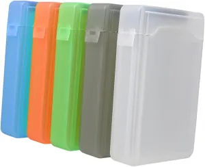 5pcs Hard Disk Protection Box Hard Disk Organizer Case Laptop Hard Disk Case Hard Disk Protector 2. 5 External Case Travel Suitcases Laptop Carrying Case HDD Pp Handbag Plastic