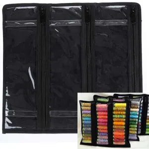 6 Pocket Clear Zipper Pouch by Sue Spargo