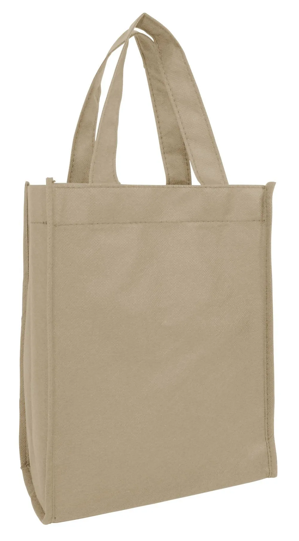 600 ct Non-Woven 8 in Gift Tote Bag / Economy Book Bag - By Case