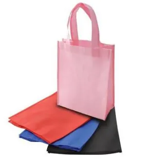 600 ct Non-Woven 8 in Gift Tote Bag / Economy Book Bag - By Case