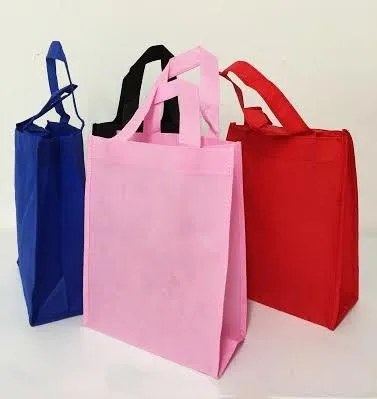 600 ct Non-Woven 8 in Gift Tote Bag / Economy Book Bag - By Case