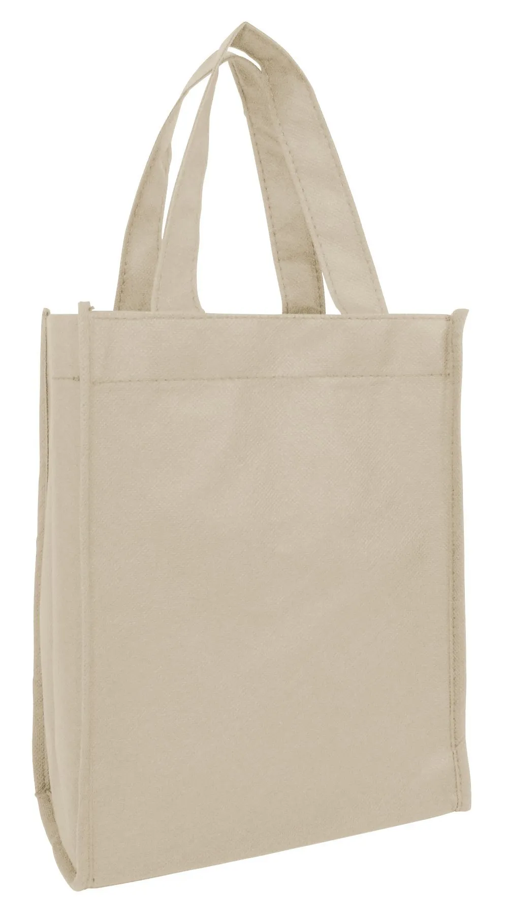 600 ct Non-Woven 8 in Gift Tote Bag / Economy Book Bag - By Case