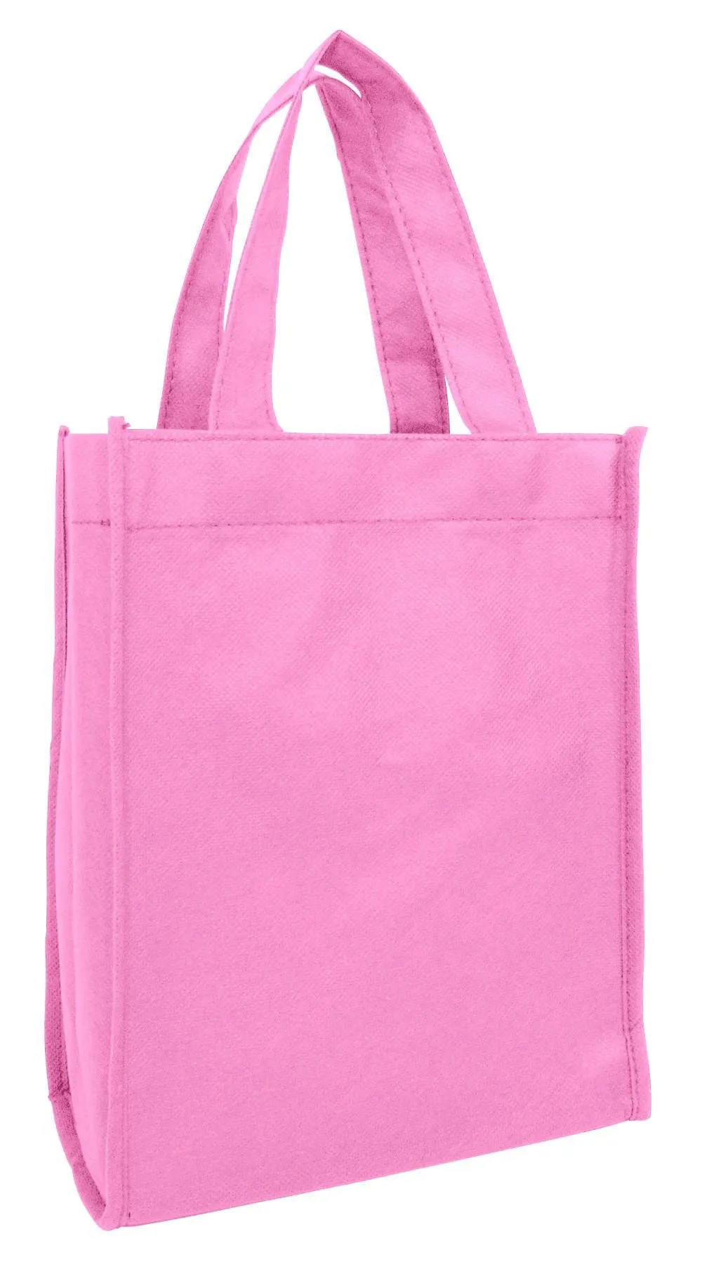 600 ct Non-Woven 8 in Gift Tote Bag / Economy Book Bag - By Case