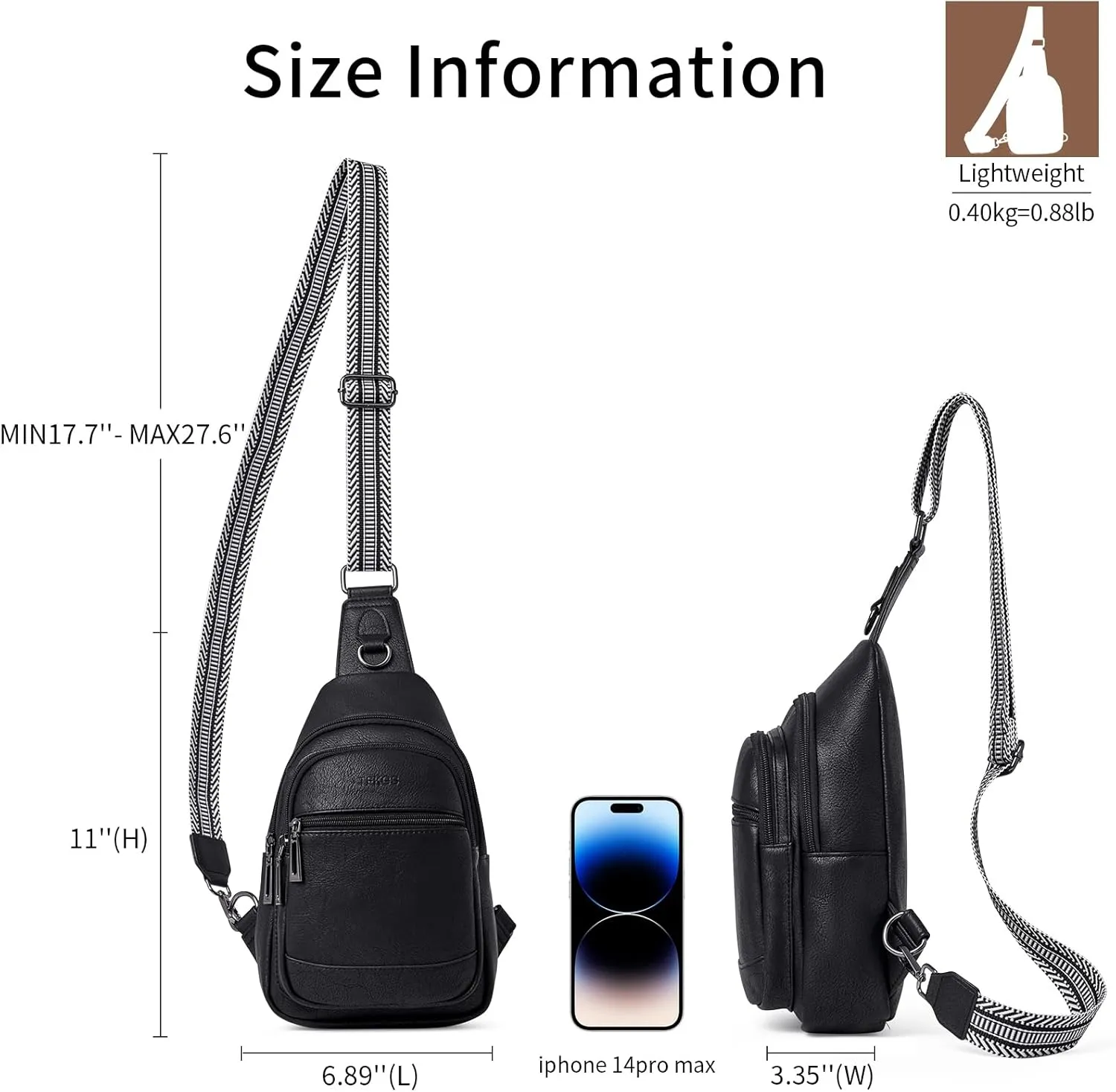 7L Sling Bag Crossbody Bags for Women Fanny Packs Purses Cross Body Bag for Woman Small backpack Travel Shoulder Bag handbags