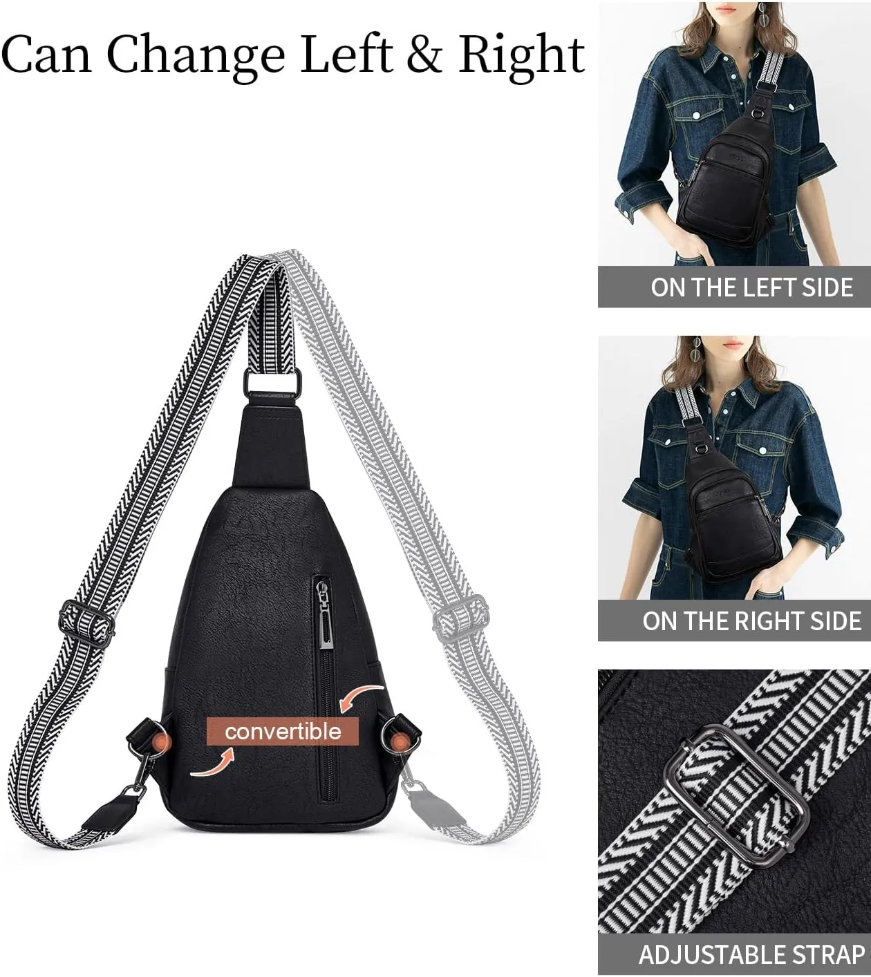 7L Sling Bag Crossbody Bags for Women Fanny Packs Purses Cross Body Bag for Woman Small backpack Travel Shoulder Bag handbags