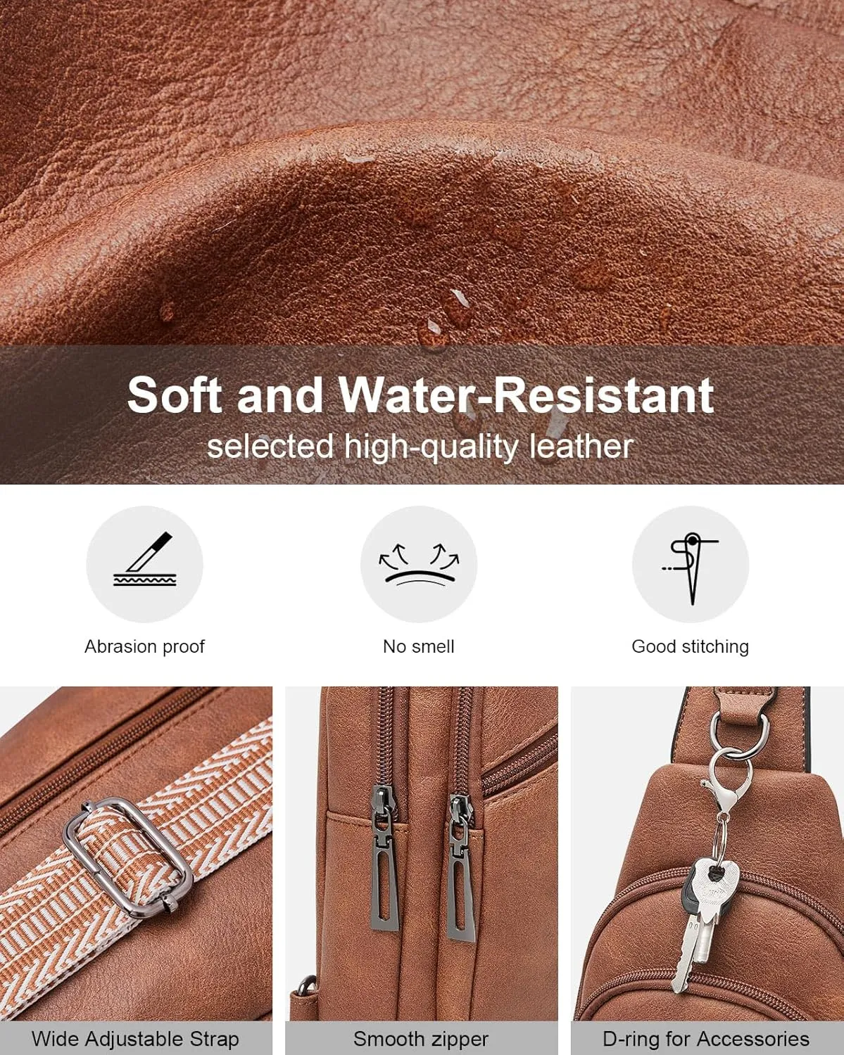 7L Sling Bag Crossbody Bags for Women Fanny Packs Purses Cross Body Bag for Woman Small backpack Travel Shoulder Bag handbags
