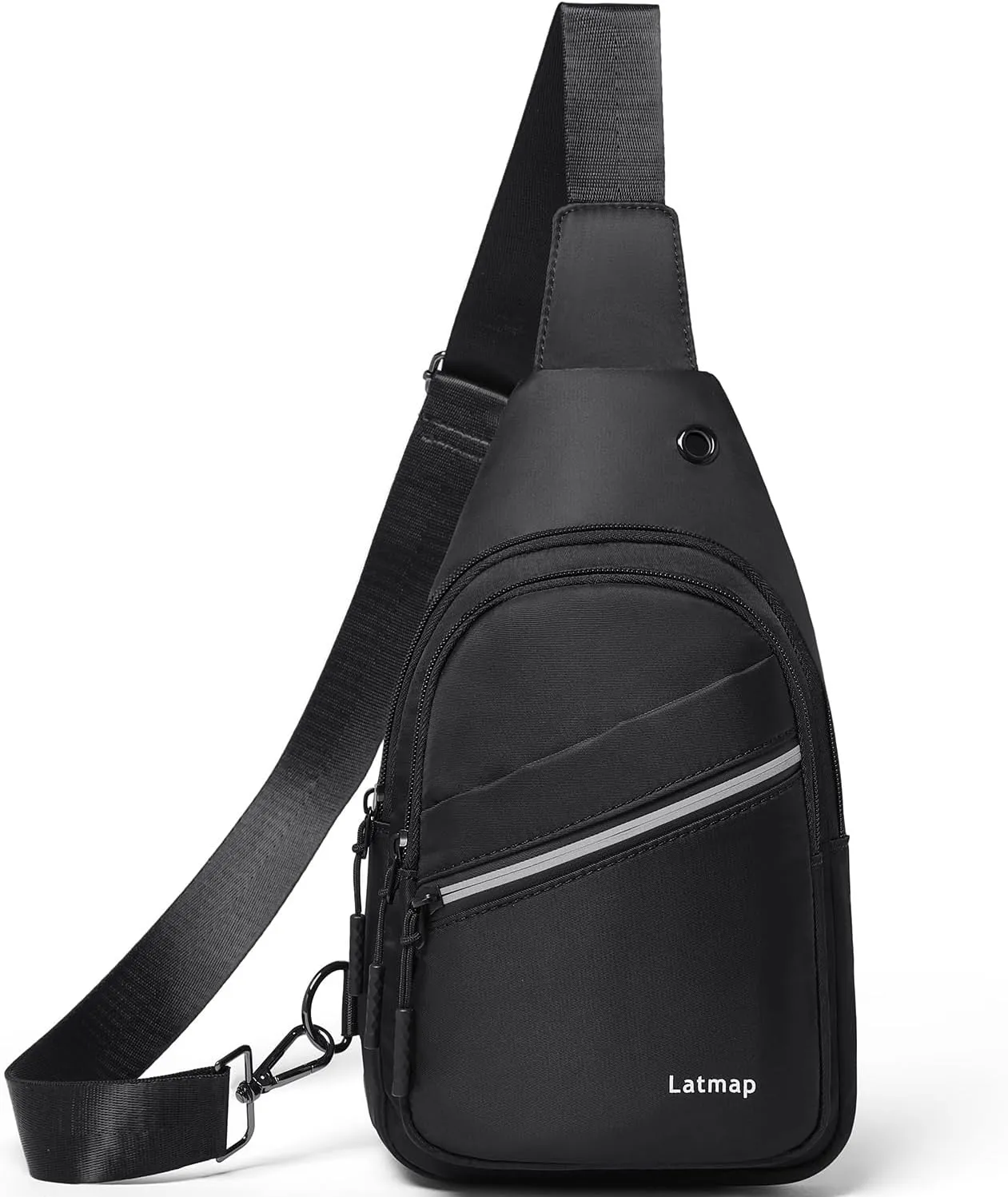 7L Sling Bag For Women Men Backpack Fanny Pack Crossbody Chest Travel Shoulder Belt Bags Purse Handbag PU Leather
